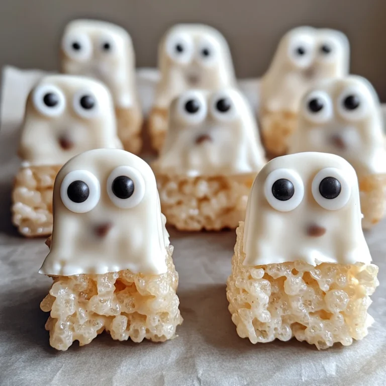 Ghost Rice Krispie Treats
