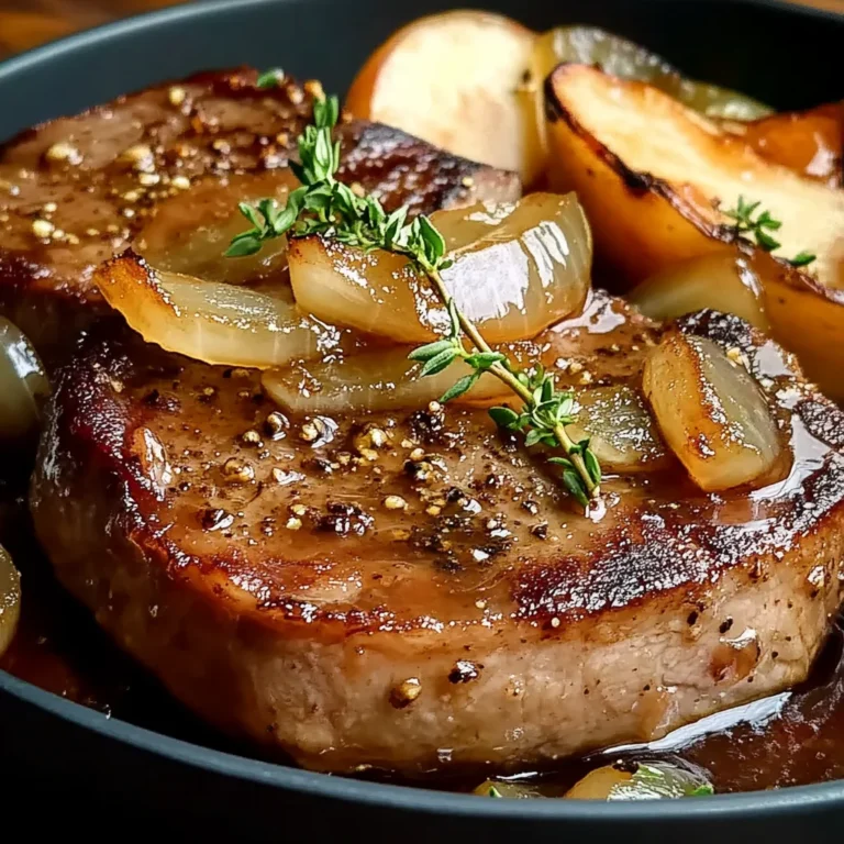 Juicy Apple Butter beef Chops - Alrightwithme