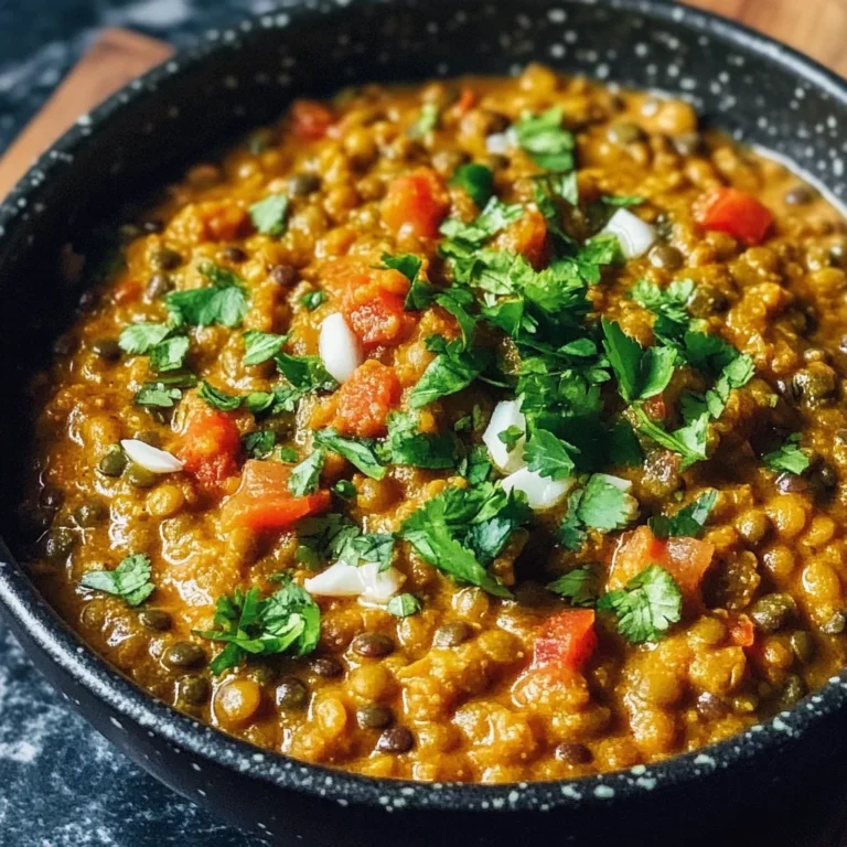 Quick Vegan Lentil Curry