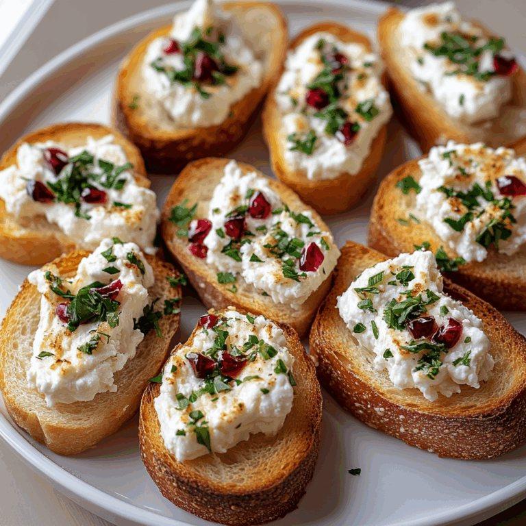 Herbed Goat Cheese Crostini