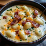 Bacon Cheddar Gnocchi Soup – A Rich and Creamy Comfort Meal