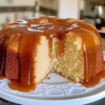 Caramel Cream Cheese Pound Cake