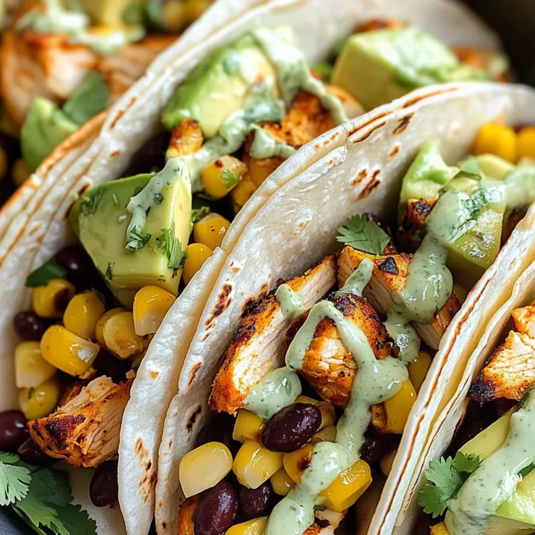 Chili Lime Chicken Tacos Recipe