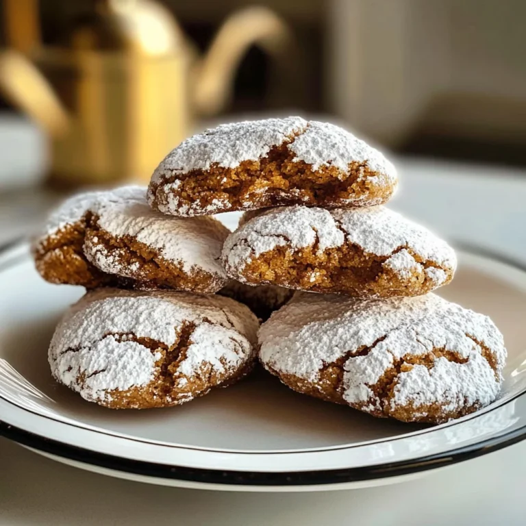 Cinnamon Coffee Crinkles in Just 15 Minutes