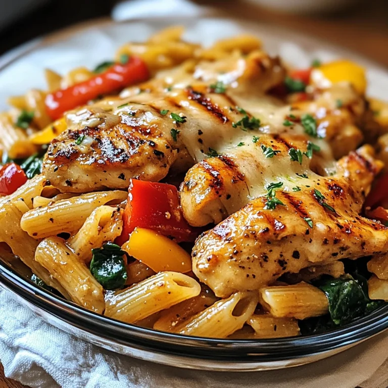 Honey Pepper Chicken Panini Pasta