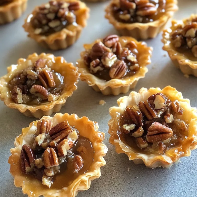 Mini Pecan Phyllo Tarts