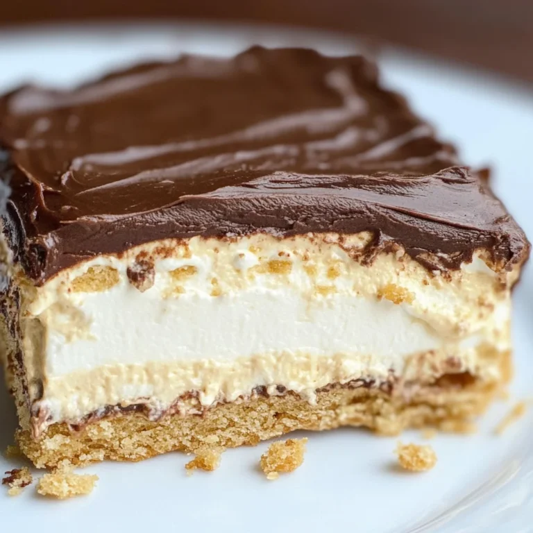 No-Bake Chocolate Eclair Cake Recipe