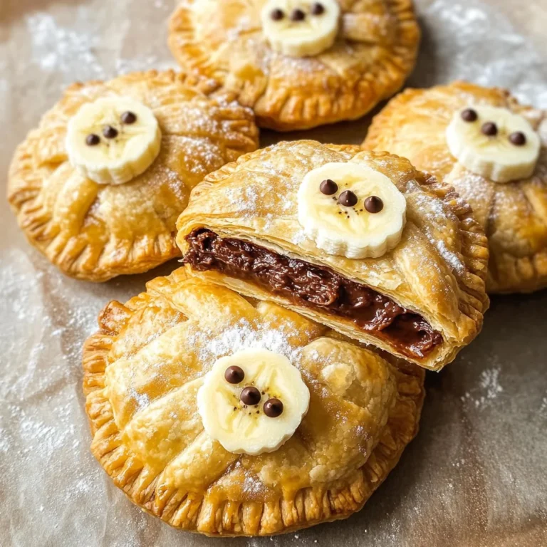 Nutella Mummy Hand Pies