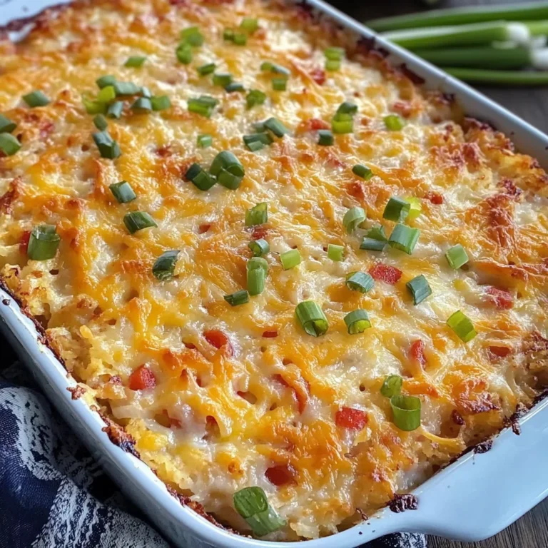 Pimento Cheese Hash Brown Casserole