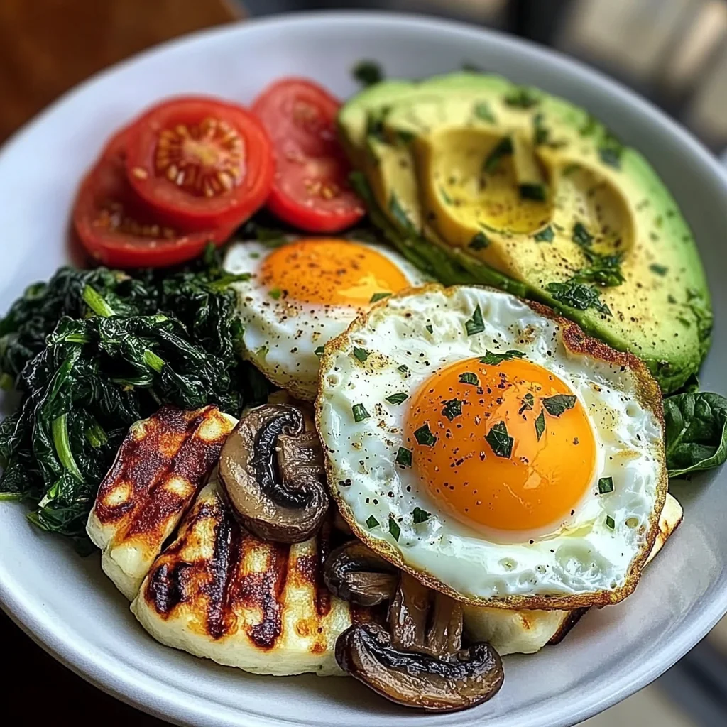 Protein-Packed Veggie Breakfast Plate