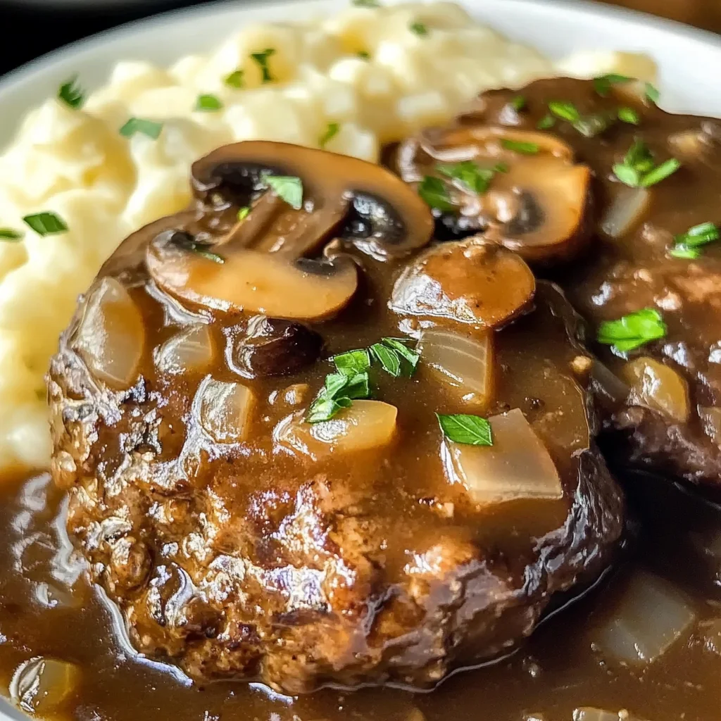 Slow Cooker Salisbury Steak