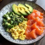 Smoked Salmon & Scrambled Egg Power Plate with Avocado