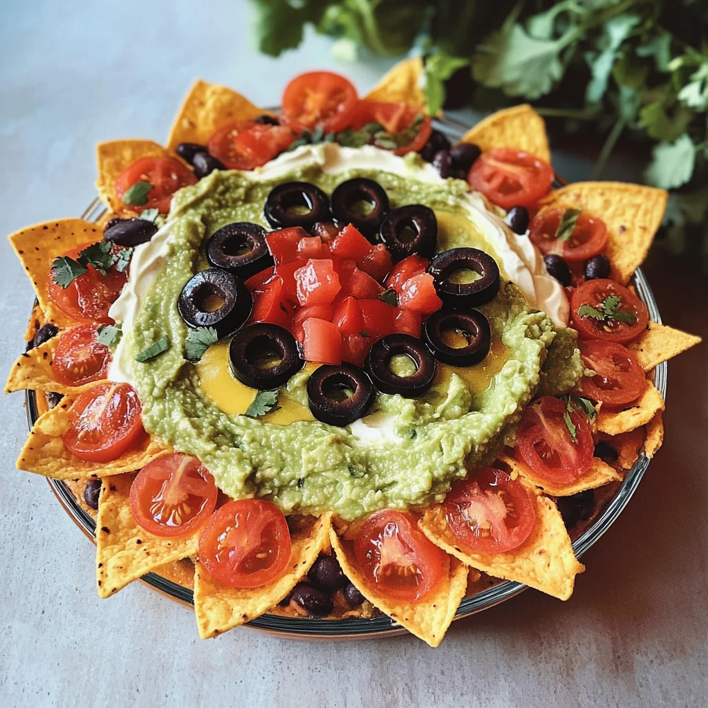 Spiderweb Seven Layer Dip Board