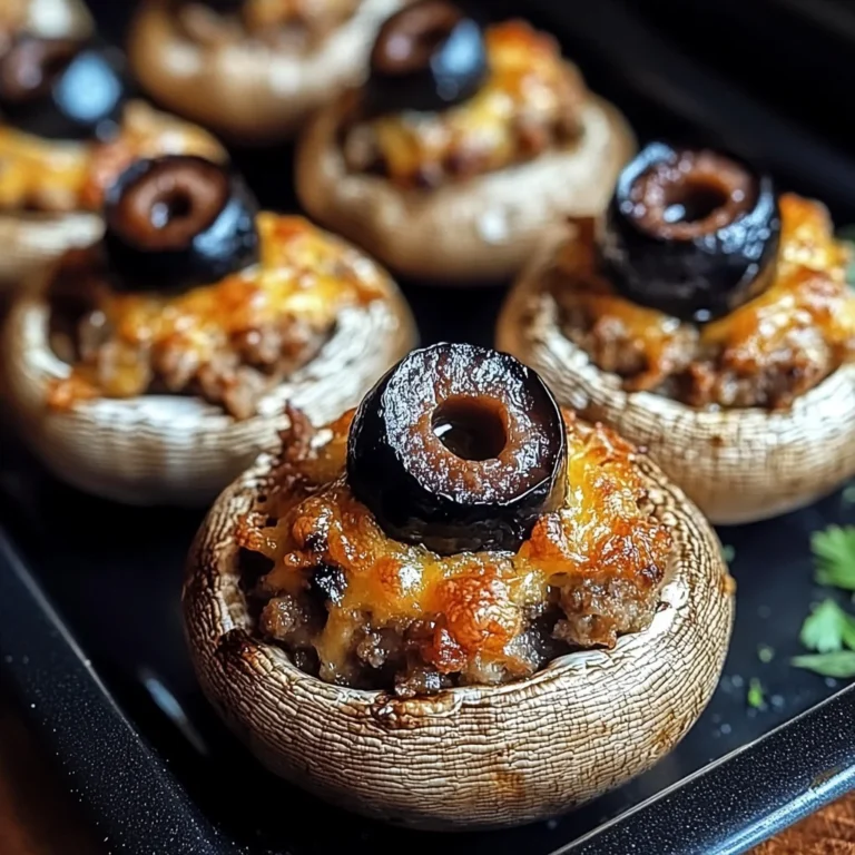 Stuffed Mushroom Eyeballs